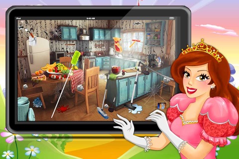 Princess Kitchen Wash - Kids royal rescue games screenshot 2