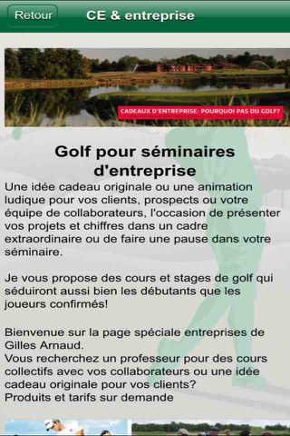 Gilles Arnaud Golf screenshot 3
