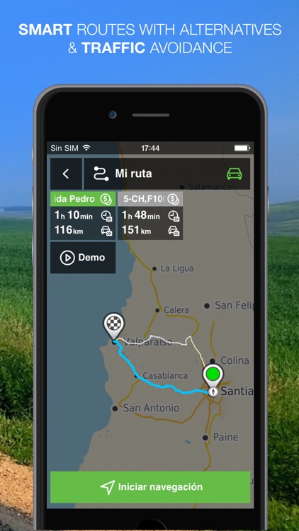 NLife Chile Premium - Offline GPS Navigation & Maps screenshot-4