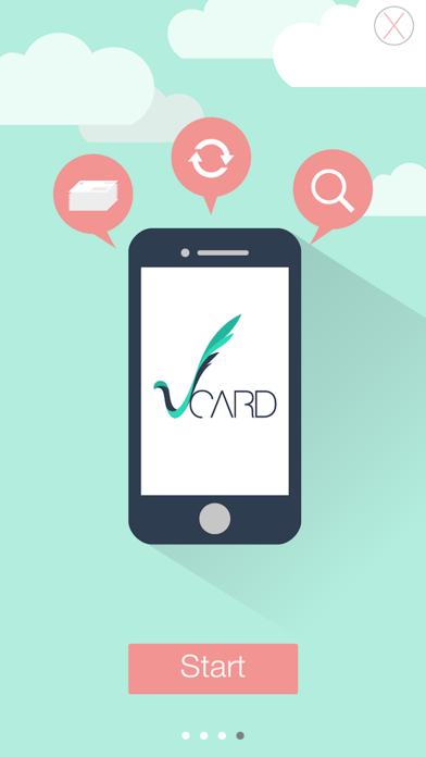 How to cancel & delete VCard from iphone & ipad 4