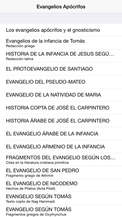Evangelios Apócrifos
