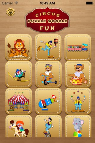 Circus Fun Woozzle screenshot 2