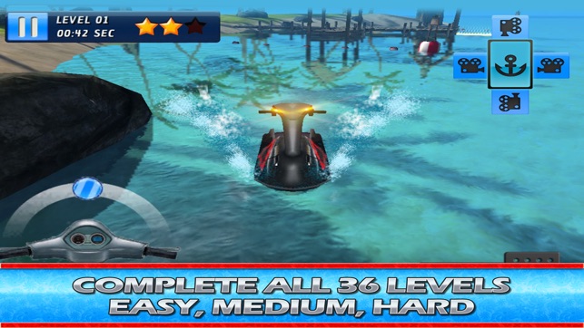 JetSki Water Sports Bike Skill Racing Ride 3D Parking Race G(圖3)-速報App