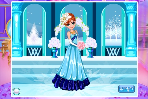 Ice Princess Wedding dressup screenshot 2