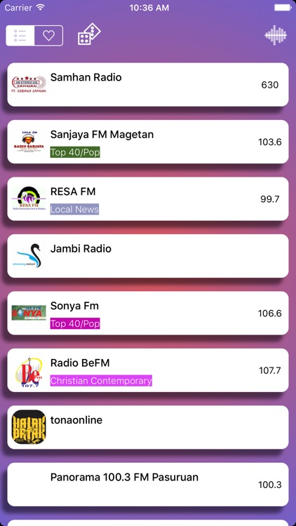 Radio Indonesia (Indonesian) - The best radios stations for free music, sports, news.