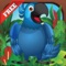 Papi Rico Bird: Blue Parrot Sling-shot Adventure in Rio de Janeiro