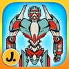Amazing Heroic Robots - puzzle game for little boys and preschool kids - Free