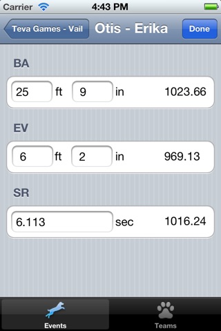 Iron Dog Points Calculator screenshot 3