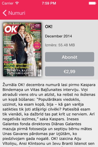 Žurnāls OK! screenshot 2