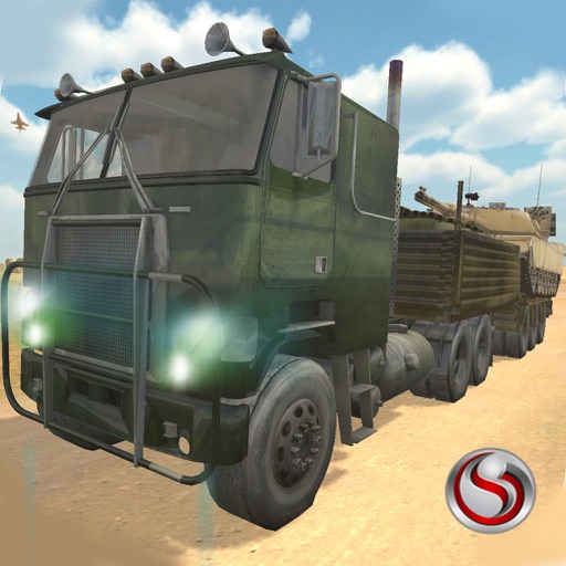 Army War Truck Transporter Icon