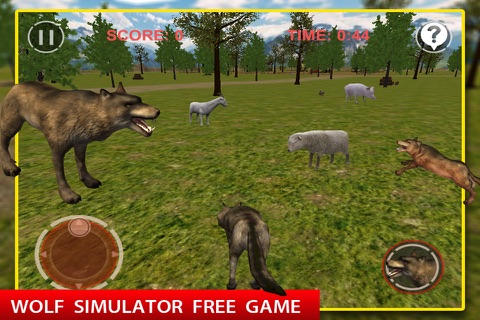 Wolf Simulator 3D Game screenshot 4