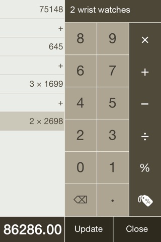 Listy Calculator screenshot 3