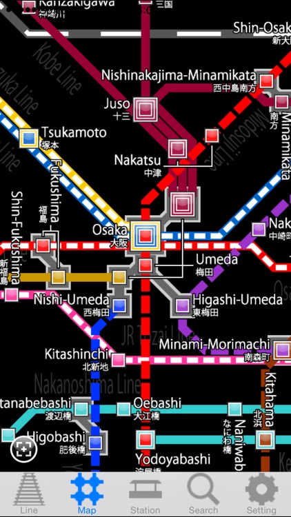 KANSAI Route Map screenshot-3