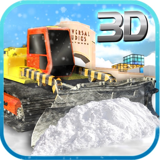 Snow Plow Truck Simulator 3D Icon