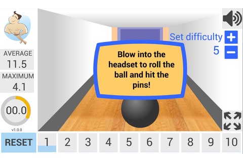Bowling (Breathing Games) screenshot 3