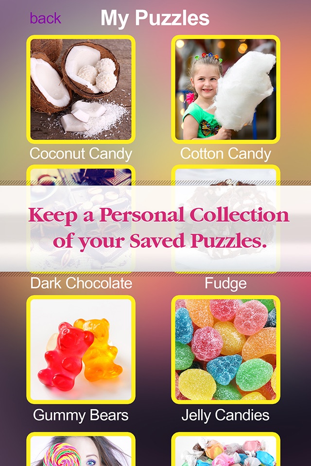 Candy Jigsaw Rush - Puzzle Collection 4 Kids Box screenshot 2
