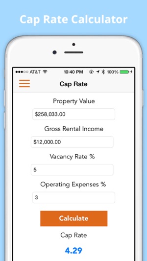 Cap Rate Calculator