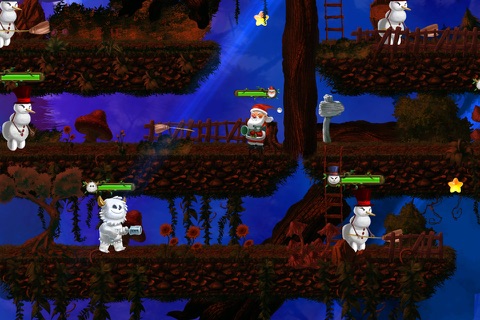 Superhero Santa - 2D Platformer Christmas Game With Santa Claus screenshot 4