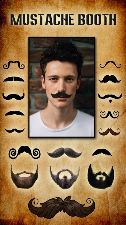 Mustache Booth FREE - Grow & Morph a Hilarious Beard Sticker on Yr Face