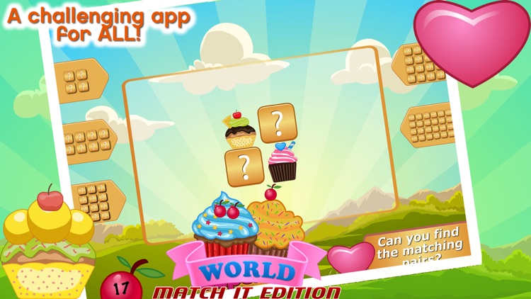 Kids Fun Cupcake Match It! Game - Cupcake World Match It! Games Edition