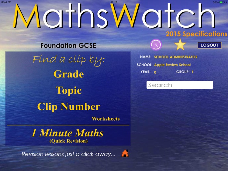 MathsWatch 2015 Specs