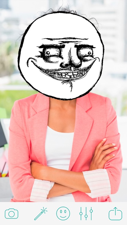 Troll Face Camera - Funny Pics Photo Editor for ProCamera SimplyHDR