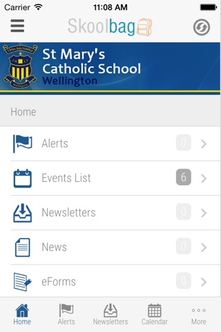 St Mary's Catholic School Wellington - Skoolbag screenshot 2