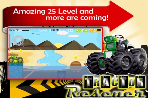 Tractor Rescuer PRO - Awesome Game to Rescue the Trucker screenshot 3