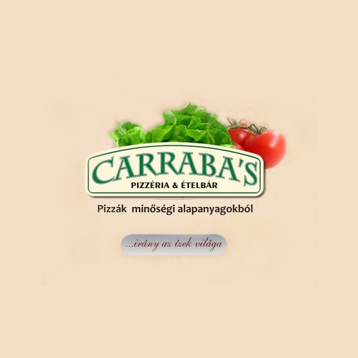 Carraba's Pizzéria és Ételbár iOS App