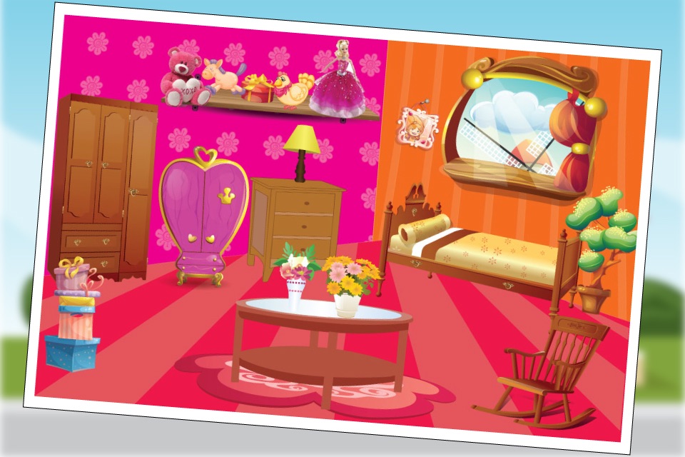 Princess Room Decoration - Little baby girl's room design and makeover art game screenshot 4