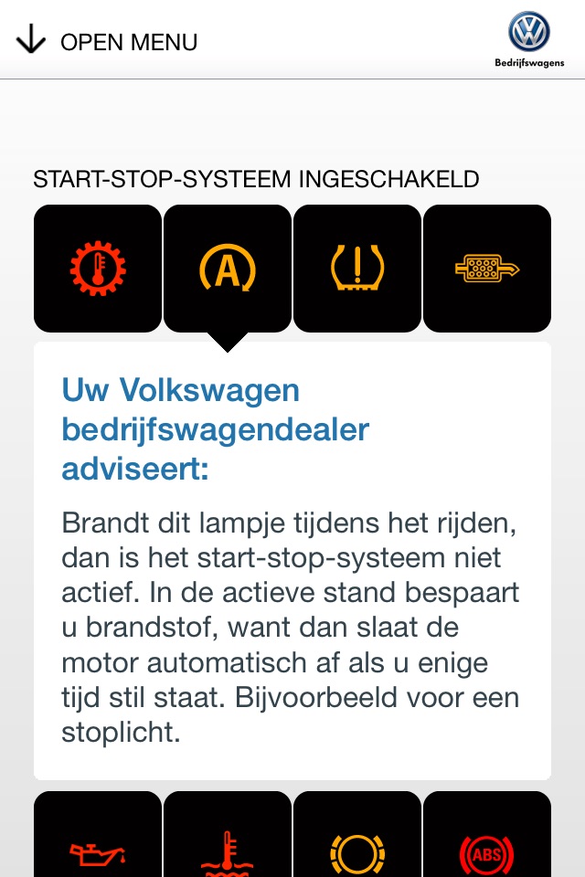 Volkswagen Bedrijfswagens Service app screenshot 2