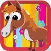 馬のぬりえ - 子供のための1の描画、ペイント、色のゲームではすべての - iPadアプリ