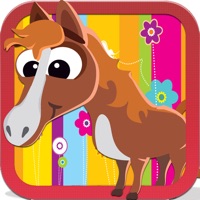馬のぬりえ - 子供のための1の描画、ペイント、色のゲームではすべての