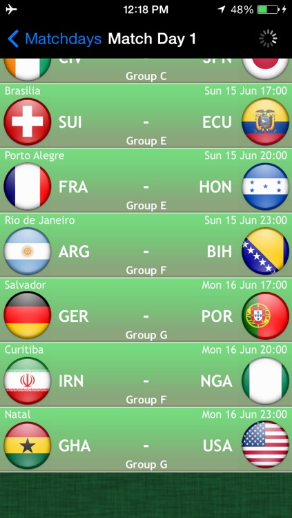 World Football Calendar 2014: the free fan app for Brazil screenshot-3