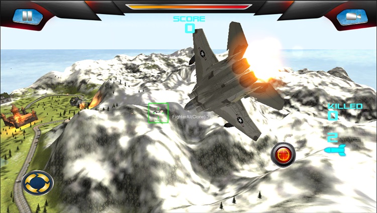 3D Fighter Jet Hurricane - Air Plane Combat Storm