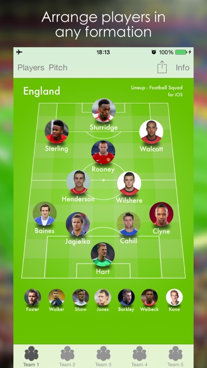 Lineup - Football Squad screenshot-0