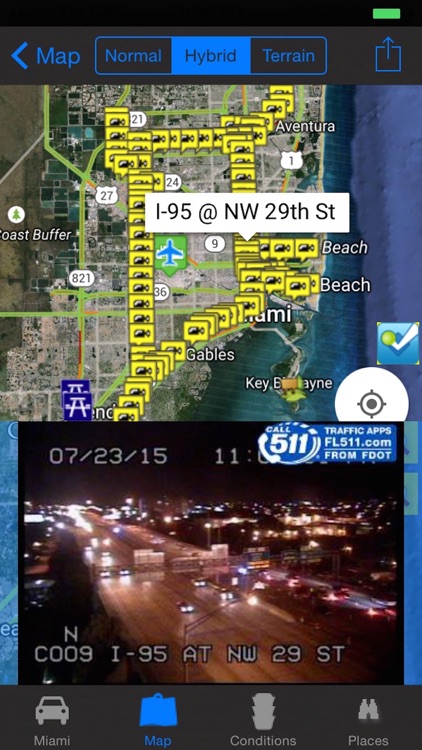 Miami Traffic Cameras Travel NOAA All-In-1