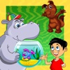 Animated Kids Learn-ing Game-s in The Pet Store with Small Animal-s Sort-ing by Size Find Objects