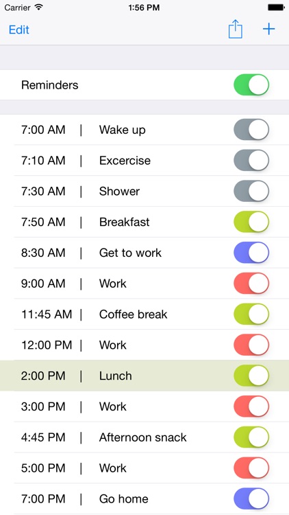 iDay - routine to do management app
