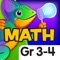 A feature-packed app that boosts level-appropriate multiplication, division, fractions, and rounding skills—in a fun, exciting way