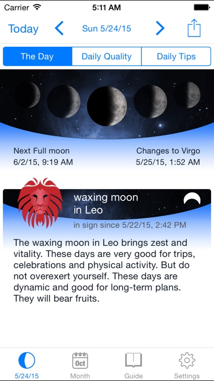 MoonWorx Lunar Calendar
