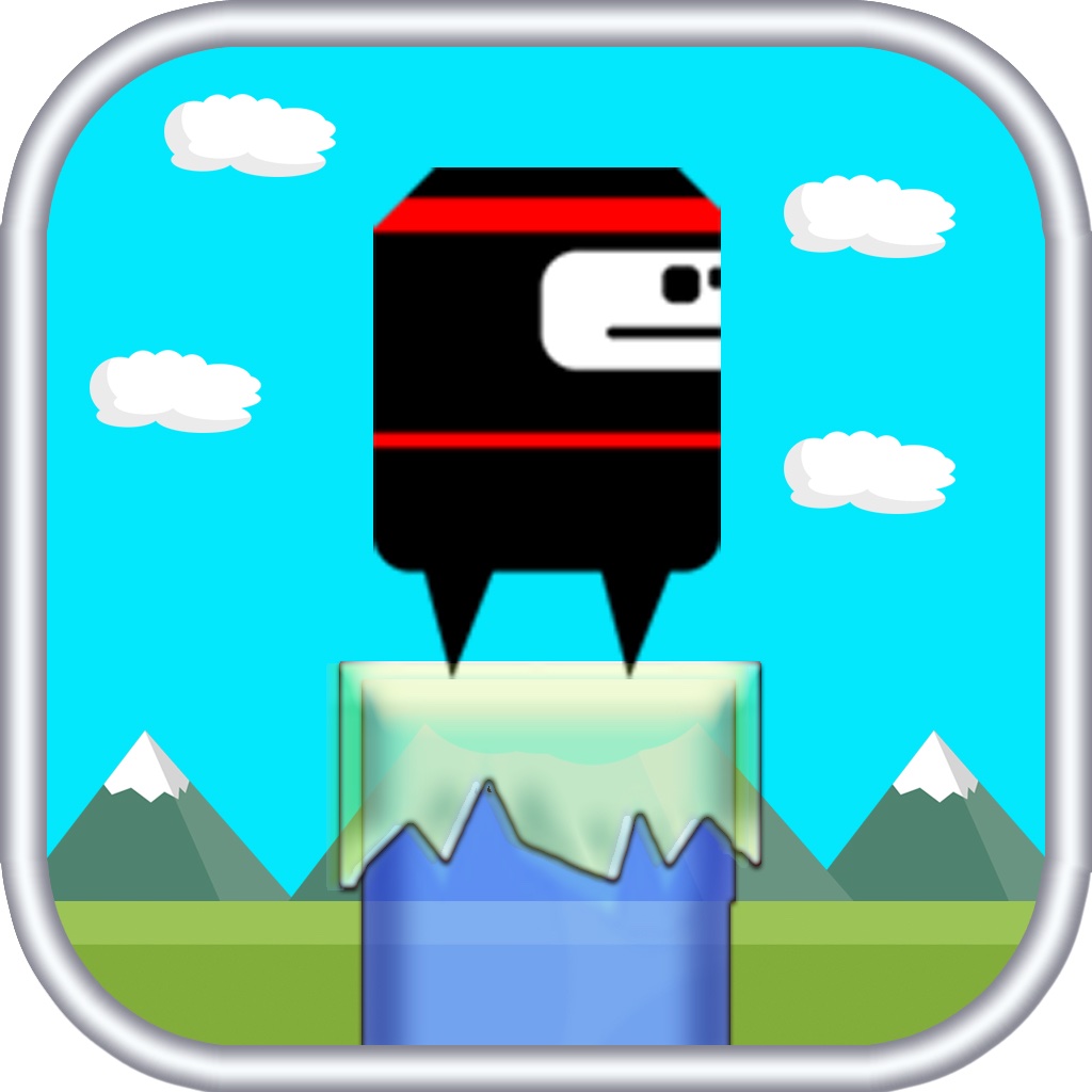 Spring Jump Joyride: Stickman ninja fly & fall rush over temple candy rocks ! icon