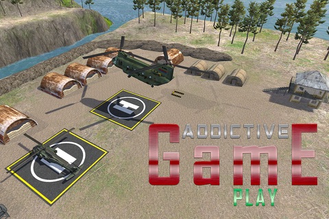 Army Helicopter Cargo Relief – Frontline Apache Carrier Flight Simulator Game screenshot 4