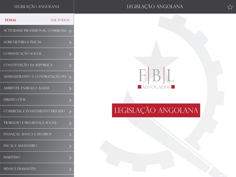 Legislação Angolana para iPad 2.0