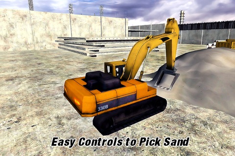 Sand Excavator – Heavy Duty Digger machine Construction Crane Dump Truck Loader 3D Simulator Game screenshot 2