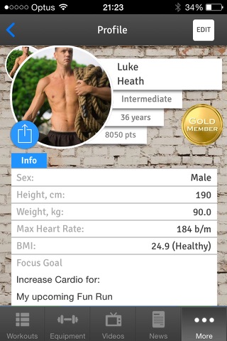 Luke Heath Fitness screenshot 2