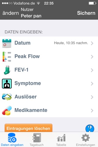 Asthma-Assistent screenshot 2