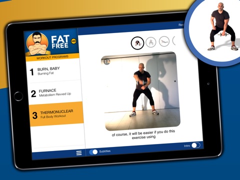 FatFree Fitness for iPad (Burn FAT Fast Workout) screenshot 2