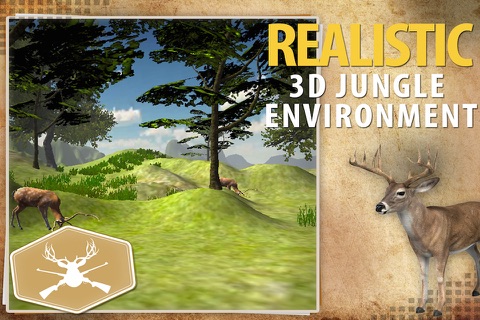 Free Deer Hunting 3D - Challenging Jungle Hunter Action Test Game screenshot 2