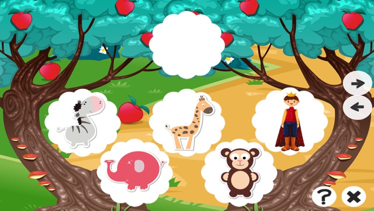 Animals baby game for children: Find the mistake in the forest screenshot-3